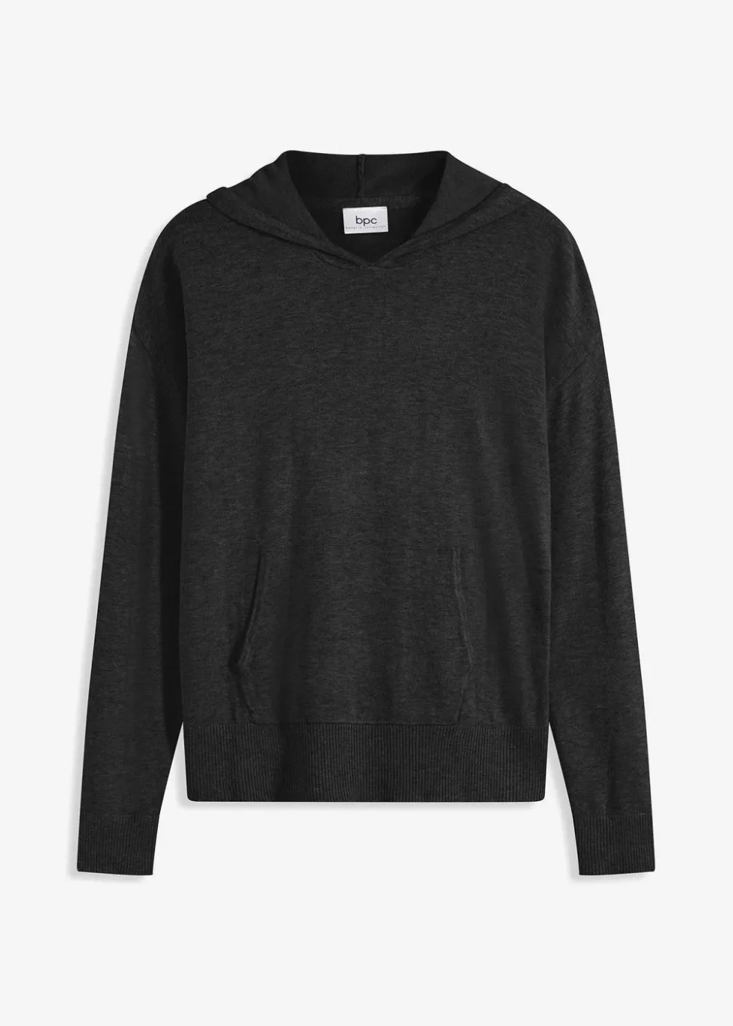 Best Strick-Hoodie mit Kängurutasche aus Viskose-Mix Damen Bekleidung·Umstandsmode|Strickmode