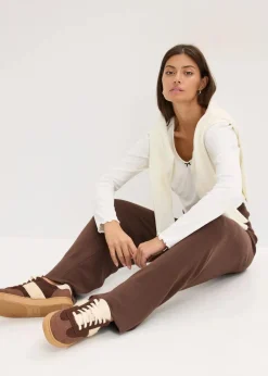 Damen bonprix Bekleidung·Kleider|Hosen|Strickhose aus softem Viskose-Mix