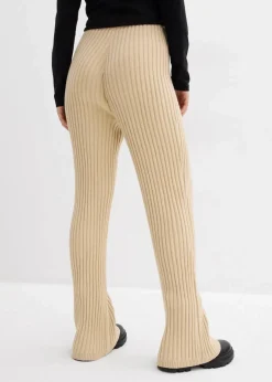 Damen bonprix Bekleidung·Kleider|Hosen|Strickhose aus softem Viskose-Mix