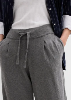New Strick-Hose aus weichem Kaschmir-Mix Damen Bekleidung·Kleider|Hosen