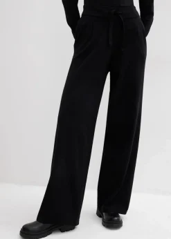 Damen bonprix Hosen|Bekleidung·Kleider|Strick-Hose aus weichem Kaschmir-Mix