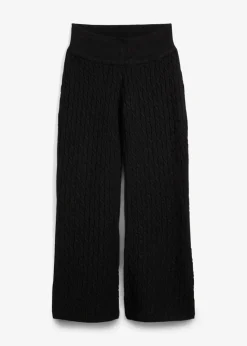 Sale Strickhose mit Zopfmuster Damen Bekleidung·Kleider|Hosen