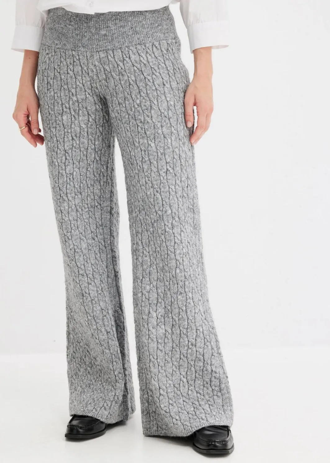 Best Strickhose mit Zopfmuster Damen Hosen|Bekleidung·Kleider