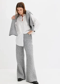 Best Strickhose mit Zopfmuster Damen Hosen|Bekleidung·Kleider