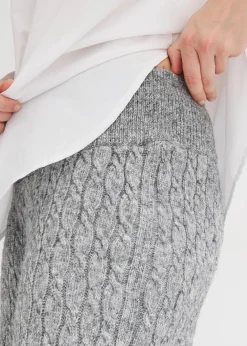 Best Strickhose mit Zopfmuster Damen Hosen|Bekleidung·Kleider