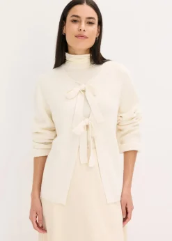 Strickjacke aus Baumwoll-Mix Damen Pullover & Strickjacken|Strickmode