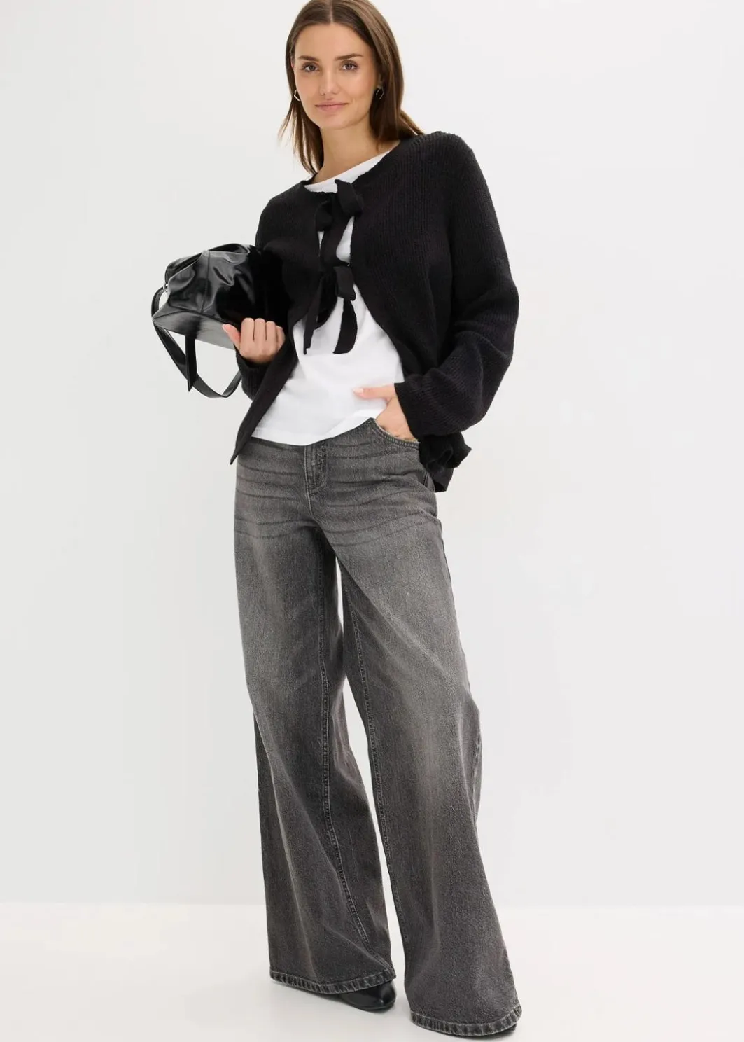 Best Strickjacke aus Baumwoll-Mix Damen Strickmode|Pullover & Strickjacken