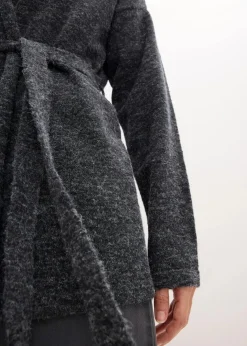 Clearance Strickjacke aus flauschigem Hairy Knit Damen Pullover & Strickjacken|Strickmode