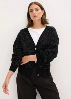 Sale Strickjacke aus fließendem Viskose-Mix Damen Bekleidung·Umstandsmode|Bekleidung·Jeans