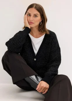Sale Strickjacke aus fließendem Viskose-Mix Damen Bekleidung·Umstandsmode|Bekleidung·Jeans