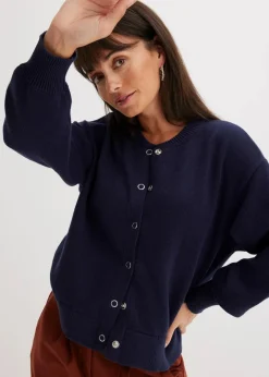 Outlet Strickjacke aus reiner Baumwolle Damen Bekleidung·Umstandsmode|Pullover & Strickjacken