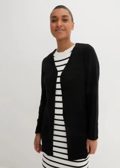 Clearance Strickjacke aus reiner leichter Baumwoll-Slub Qualität Damen Pullover & Strickjacken|Basics