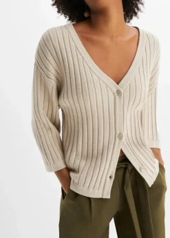 New Strickjacke aus Viskose-Mix Damen Bekleidung·Umstandsmode|Strickmode