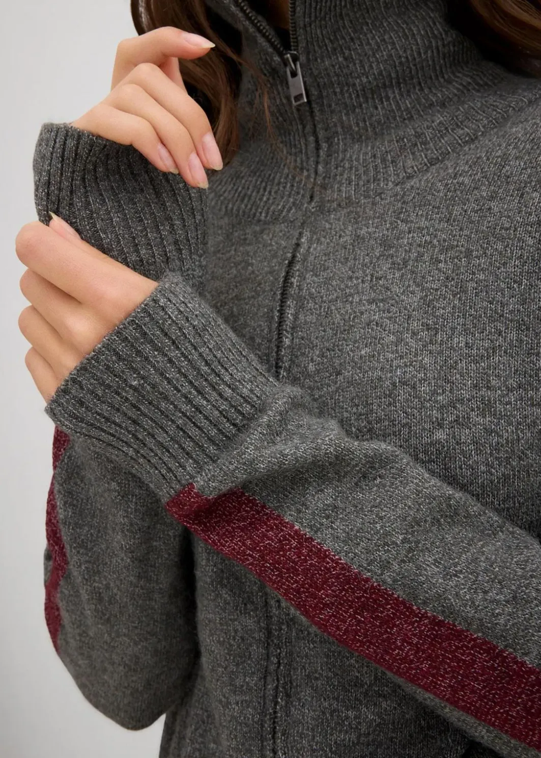 Damen bonprix Strickmode|Pullover & Strickjacken|Strickjacke aus weichem Woll-Mix