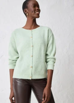 Online Strickjacke aus wärmendem Alpaka-Mix Damen Pullover & Strickjacken|Bekleidung·Jeans