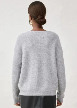 Online Strickjacke aus wärmendem Alpaka-Mix Damen Bekleidung·Umstandsmode|Premium