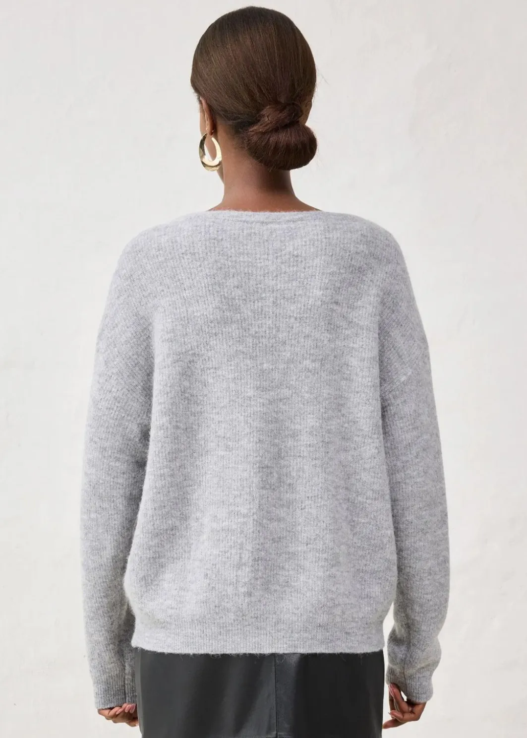 Online Strickjacke aus wärmendem Alpaka-Mix Damen Bekleidung·Umstandsmode|Premium