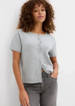 Sale Strickjacke, Kurzarm Damen Bekleidung·Umstandsmode|Nachhaltigere Materialien