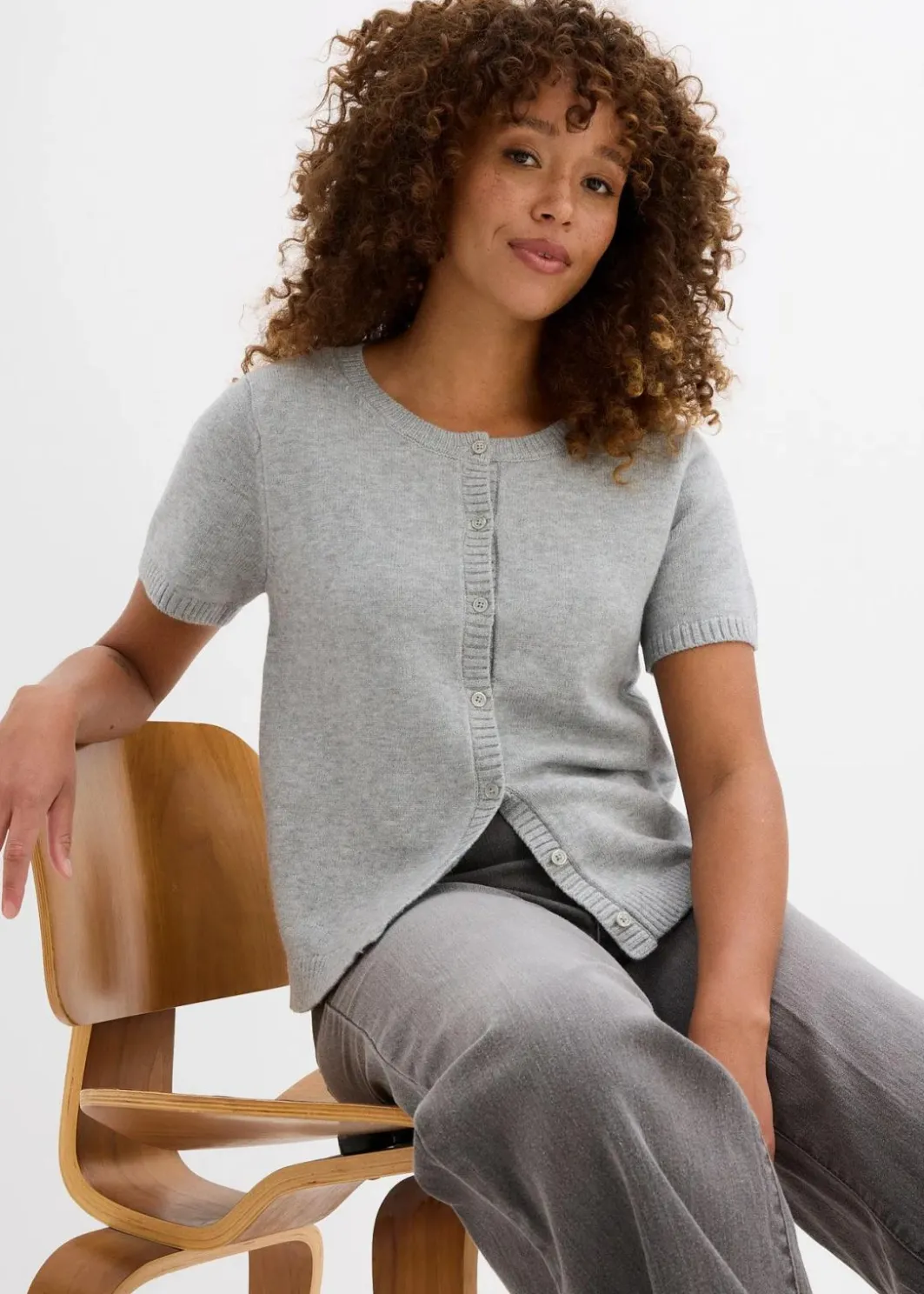 Sale Strickjacke, Kurzarm Damen Bekleidung·Umstandsmode|Nachhaltigere Materialien