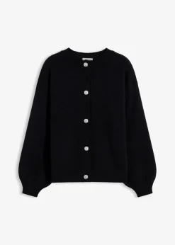 Damen bonprix Bekleidung·Umstandsmode|Bekleidung·Jeans|Strickjacke mit dekorativen Knöpfen