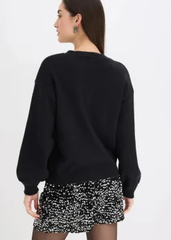 Damen bonprix Bekleidung·Umstandsmode|Bekleidung·Jeans|Strickjacke mit dekorativen Knöpfen