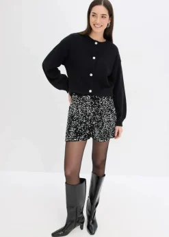 Damen bonprix Bekleidung·Umstandsmode|Bekleidung·Jeans|Strickjacke mit dekorativen Knöpfen