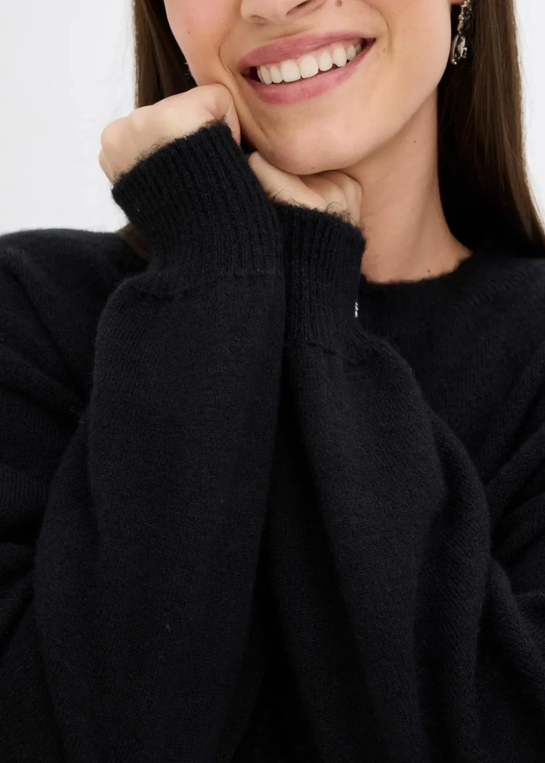 Damen bonprix Bekleidung·Umstandsmode|Bekleidung·Jeans|Strickjacke mit dekorativen Knöpfen
