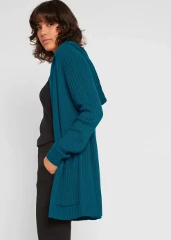 Damen bonprix Bekleidung·Umstandsmode|Pullover & Strickjacken|Strickjacke mit Kapuze