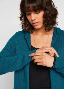 Damen bonprix Bekleidung·Umstandsmode|Pullover & Strickjacken|Strickjacke mit Kapuze