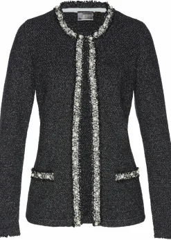 Damen bonprix Bekleidung·Umstandsmode|Bekleidung·Jeans|Strickjacke mit Perlen