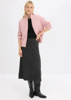 Online Strickjacke mit Reißverschluss Damen Bekleidung·Umstandsmode|Strickmode