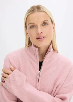 Online Strickjacke mit Reißverschluss Damen Bekleidung·Umstandsmode|Strickmode