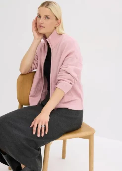 Online Strickjacke mit Reißverschluss Damen Bekleidung·Umstandsmode|Strickmode
