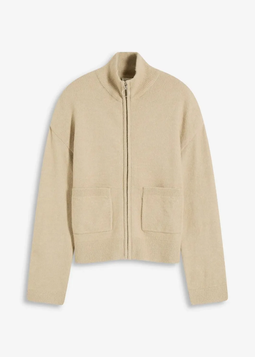 Damen bonprix Bekleidung·Umstandsmode|Strickmode|Strickjacke mit Reißverschluss