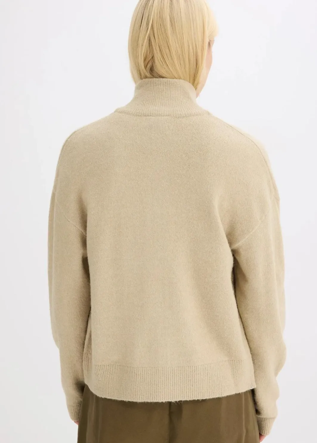 Damen bonprix Bekleidung·Umstandsmode|Strickmode|Strickjacke mit Reißverschluss