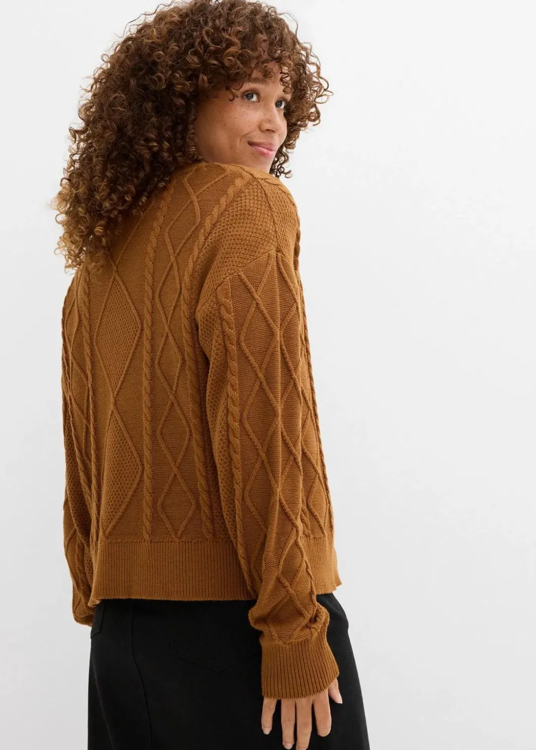 Damen bonprix Bekleidung·Umstandsmode|Strickmode|Strickjacke mit Schleifen
