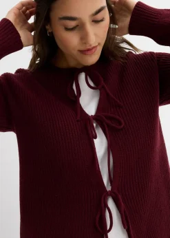 Strickjacke mit Schleifen-Detail Damen Bekleidung·Umstandsmode|Bekleidung·Jeans