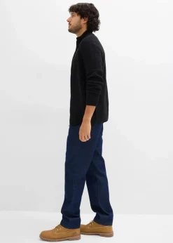 Herren bonprix Pullover & Strickjacken|Basics|Strickjacke mit Stehkragen und recycelter Baumwolle