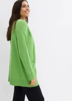 New Strickjacke mit Taschen, Langarm Damen Bekleidung·Umstandsmode|Bekleidung·Röcke