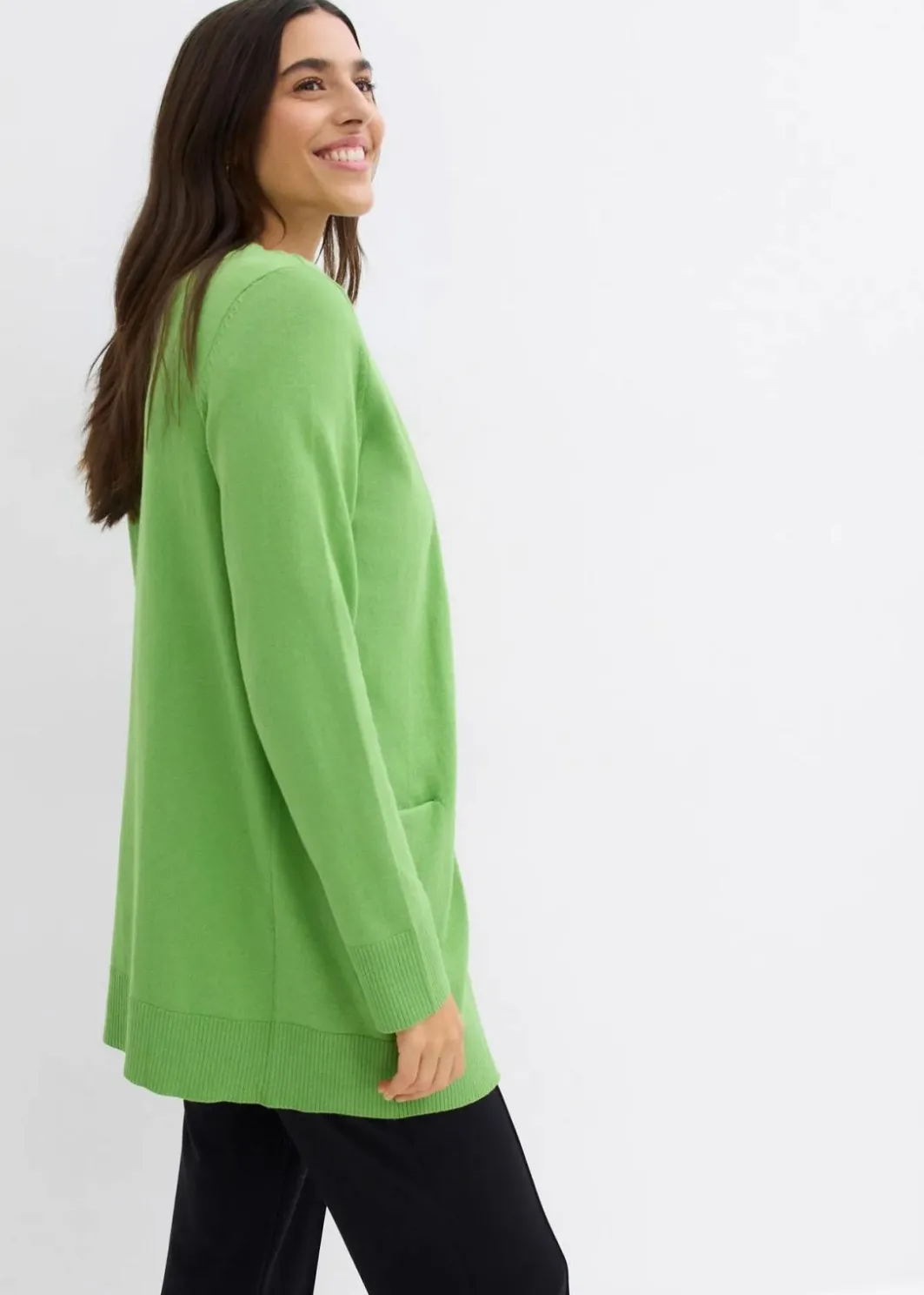 New Strickjacke mit Taschen, Langarm Damen Bekleidung·Umstandsmode|Bekleidung·Röcke
