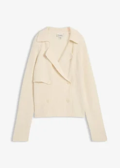 Damen bonprix Pullover & Strickjacken|Strickmode|Strickjacke mit Wolle