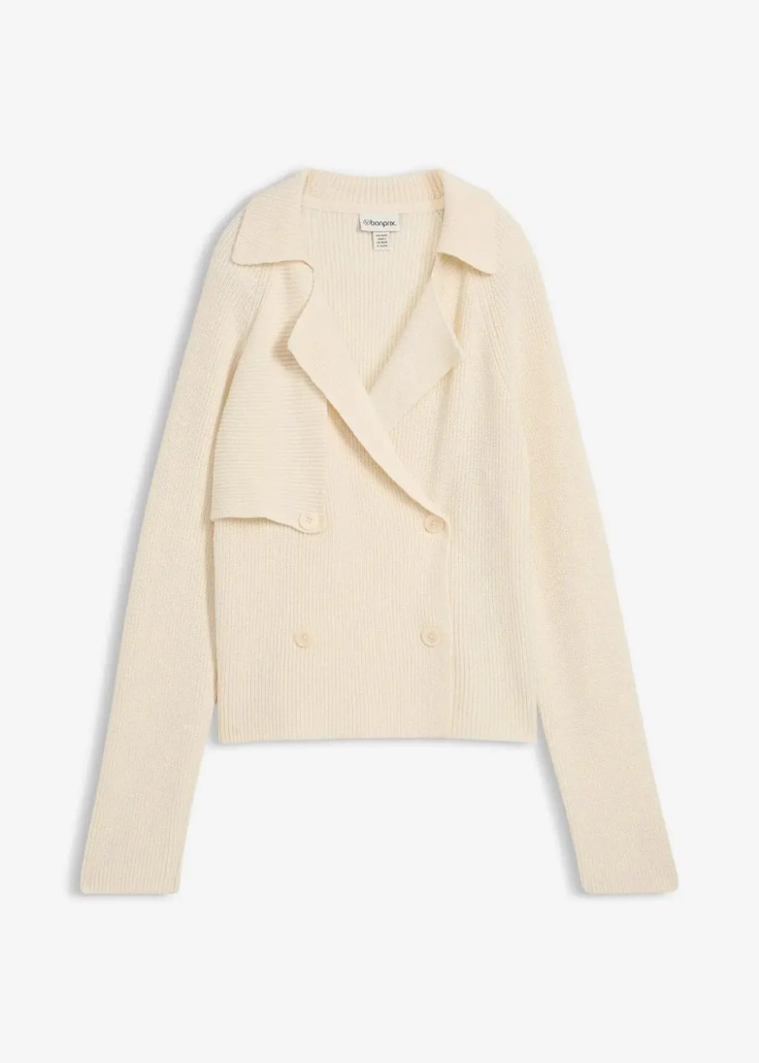 Damen bonprix Pullover & Strickjacken|Strickmode|Strickjacke mit Wolle
