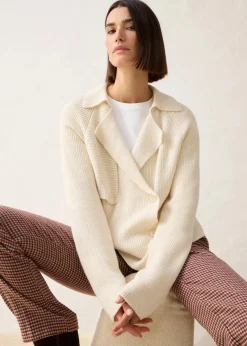 Damen bonprix Pullover & Strickjacken|Strickmode|Strickjacke mit Wolle