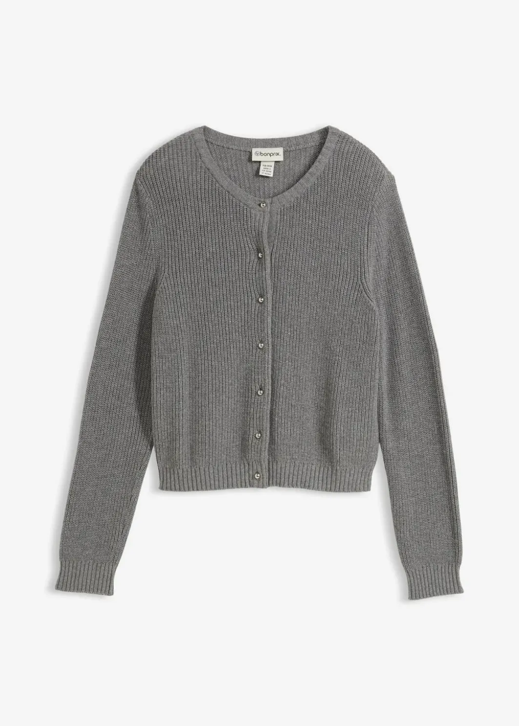 Sale Strickjacke mit Zierknöpfen aus Woll-Mix Damen Bekleidung·Umstandsmode|Strickmode