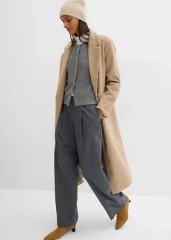 Sale Strickjacke mit Zierknöpfen aus Woll-Mix Damen Bekleidung·Umstandsmode|Strickmode