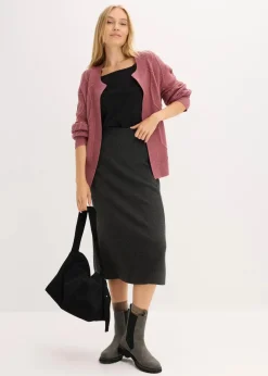 Discount Strickjacke mit Zopfmuster Damen Pullover & Strickjacken|Strickmode