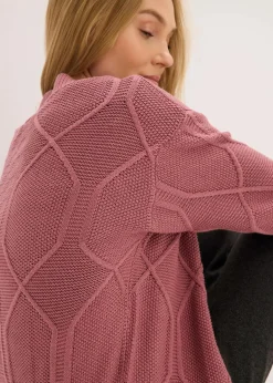 Discount Strickjacke mit Zopfmuster Damen Pullover & Strickjacken|Strickmode