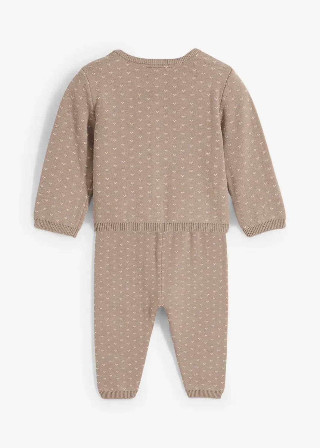 Best Strickjacke und Hose aus Baumwoll-Mix (2-tlg.Set) Kinder Hosen & Leggings|Shirts & Pullover