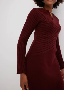 Clearance Strickkleid Damen Bekleidung·Umstandsmode|Strickmode