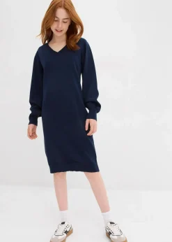 Kinder bonprix Mädchen 9-16 Jahre·Kleider & Jumpsuits|Strickkleid